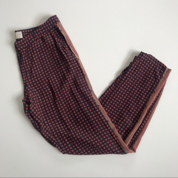 Joie Pants - Joie 100% silk blue and orange pants